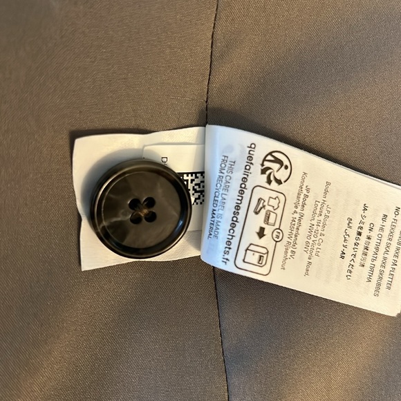 Boden Double Breasted Twill Blazer - Picture 7 of 9